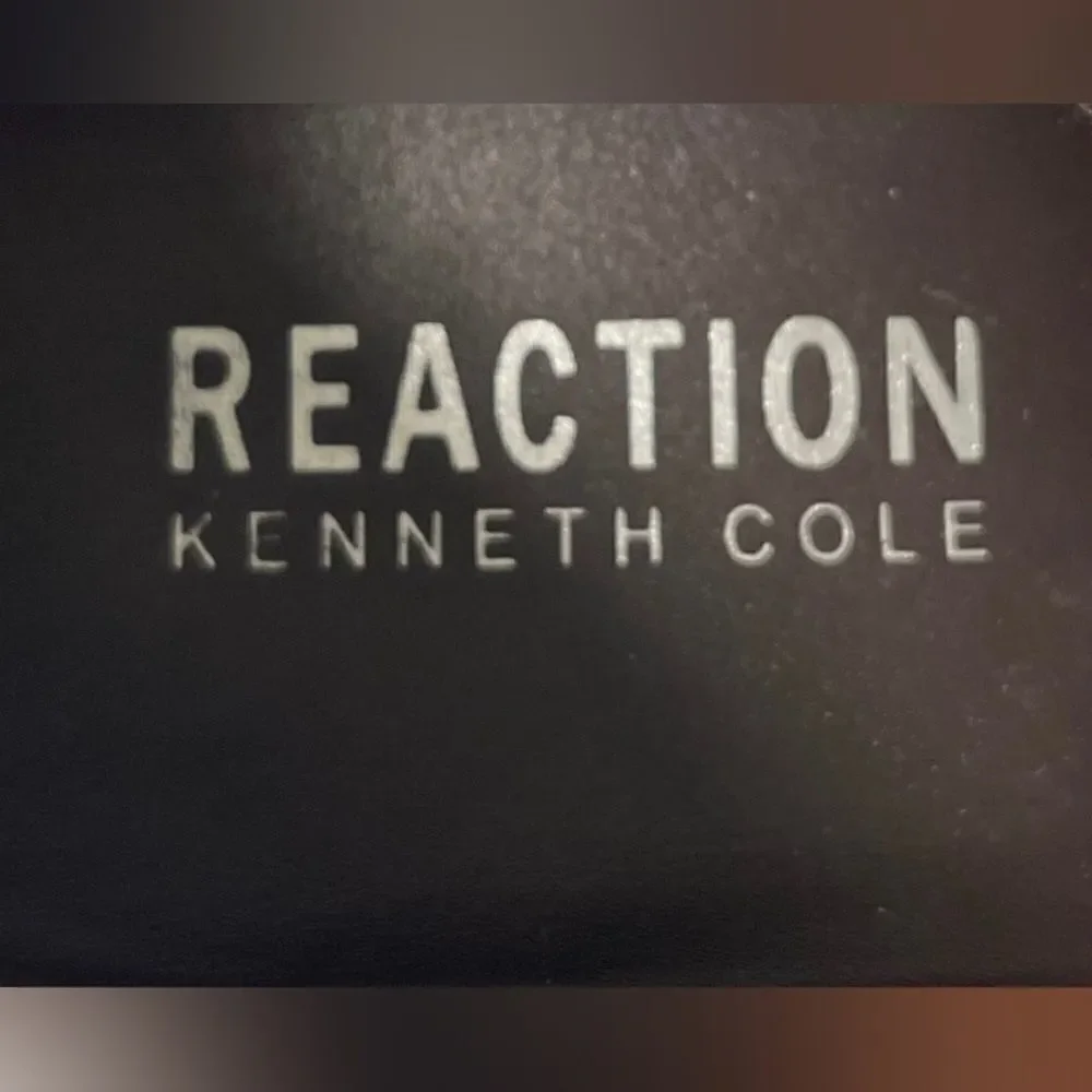 Reaction by Kenneth Cole Men's Brown Jean-ial Leather Derby Oxford’s